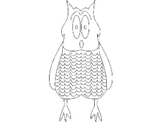 Sticker Custom Preview Image #021059 Animals Cartoons Owl05