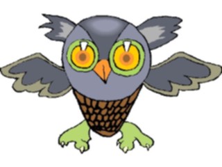 Sticker Custom Preview Image #021072 Animals Cartoons Owl18
