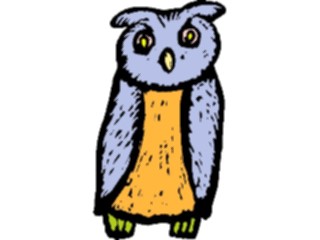 Sticker Custom Preview Image #021080 Animals Cartoons Owl26