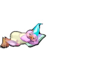 Sticker Custom Preview Image #021089 Animals Cartoons Owl Sleeping