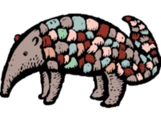 Sticker Custom Preview Image #021113 Animals Cartoons Pangolin