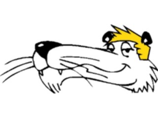 Sticker Custom Preview Image #021117 Animals Cartoons Panther Face