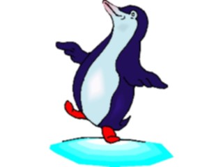 Sticker Custom Preview Image #021198 Animals Cartoons Penguin Dancing2