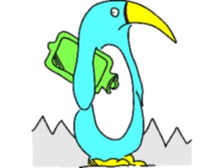 Sticker Custom Preview Image #021205 Animals Cartoons Penguin Hot Water Bottle