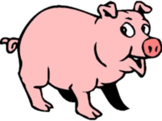 Sticker Custom Preview Image #021250 Animals Cartoons Pig10