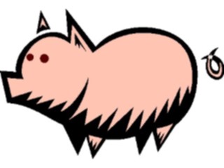 Sticker Custom Preview Image #021255 Animals Cartoons Pig15