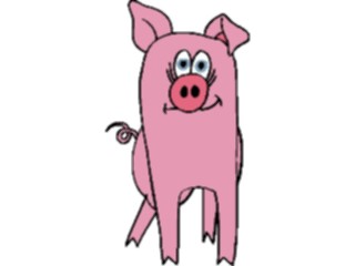 Sticker Custom Preview Image #021260 Animals Cartoons Pig20