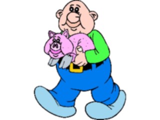 Sticker Custom Preview Image #021265 Animals Cartoons Pig25