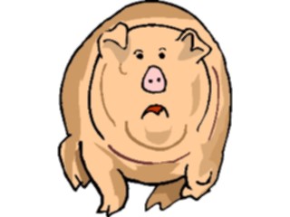 Sticker Custom Preview Image #021266 Animals Cartoons Pig26