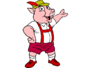 Sticker Custom Preview Image #021295 Animals Cartoons Pig German