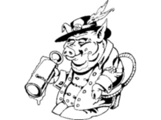 Sticker Custom Preview Image #021307 Animals Cartoons Pig Oinktober