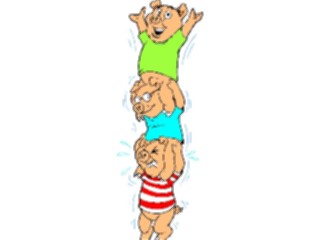 Sticker Custom Preview Image #021323 Animals Cartoons Pig Tower