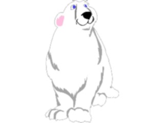 Sticker Custom Preview Image #021348 Animals Cartoons Polar Bear2