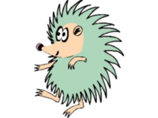 Sticker Custom Preview Image #021372 Animals Cartoons Porcupine3