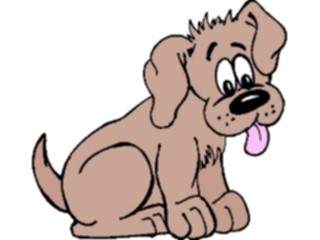 Sticker Custom Preview Image #021393 Animals Cartoons Puppy1