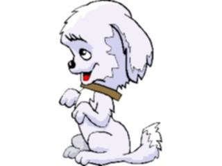 Sticker Custom Preview Image #021395 Animals Cartoons Puppy Begging