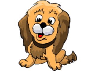 Sticker Custom Preview Image #021401 Animals Cartoons Puppy Happy