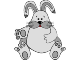 Sticker Custom Preview Image #021443 Animals Cartoons Rabbit25