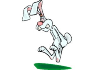 Sticker Custom Preview Image #021462 Animals Cartoons Rabbit Angry