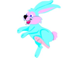 Sticker Custom Preview Image #021474 Animals Cartoons Rabbit Dancing2