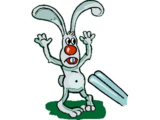 Sticker Custom Preview Image #021559 Animals Cartoons Rabbit Surrendering