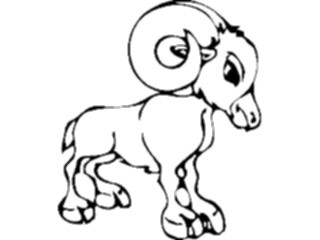 Sticker Custom Preview Image #021627 Animals Cartoons Ram3