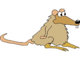 Sticker Custom Preview Image #021641 Animals Cartoons Rat3