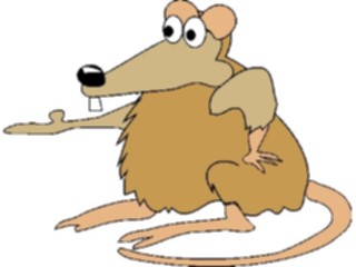 Sticker Custom Preview Image #021642 Animals Cartoons Rat4