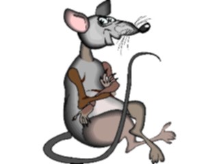 Sticker Custom Preview Image #021643 Animals Cartoons Rat5