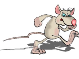 Sticker Custom Preview Image #021647 Animals Cartoons Rat Angry1