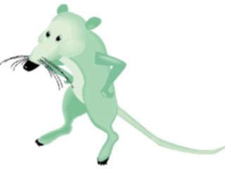 Sticker Custom Preview Image #021648 Animals Cartoons Rat Angry2