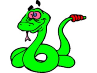 Sticker Custom Preview Image #021676 Animals Cartoons Rattlesnake Nutty