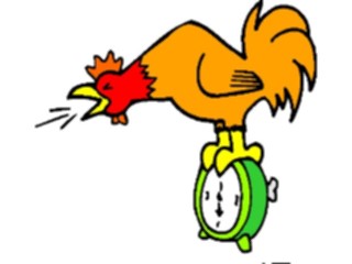 Sticker Custom Preview Image #021715 Animals Cartoons Rooster01