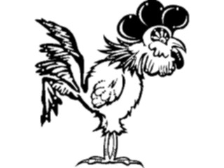Sticker Custom Preview Image #021717 Animals Cartoons Rooster03
