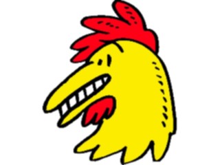 Sticker Custom Preview Image #021719 Animals Cartoons Rooster05