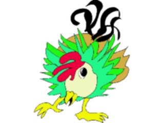 Sticker Custom Preview Image #021724 Animals Cartoons Rooster10