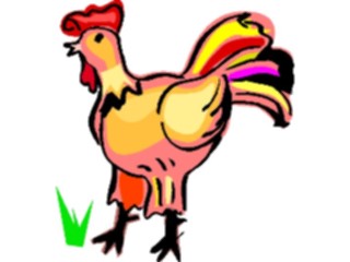 Sticker Custom Preview Image #021728 Animals Cartoons Rooster14