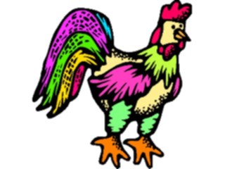 Sticker Custom Preview Image #021730 Animals Cartoons Rooster16