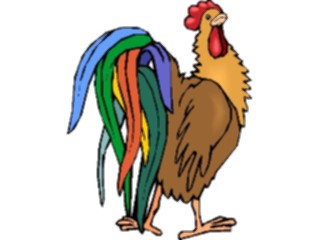 Sticker Custom Preview Image #021733 Animals Cartoons Rooster19