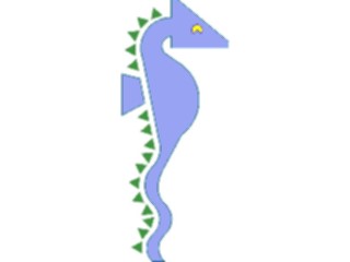 Sticker Custom Preview Image #021777 Animals Cartoons Seahorse4