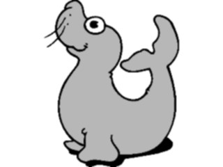 Sticker Custom Preview Image #021792 Animals Cartoons Seal04