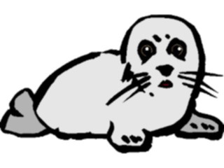 Sticker Custom Preview Image #021807 Animals Cartoons Seal Pup