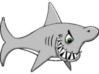 Sticker Custom Preview Image #021819 Animals Cartoons Shark06