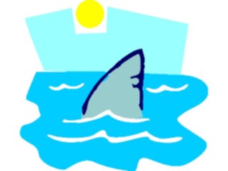 Sticker Custom Preview Image #021839 Animals Cartoons Shark Fin