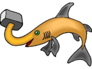 Sticker Custom Preview Image #021843 Animals Cartoons Shark Hammerhead2