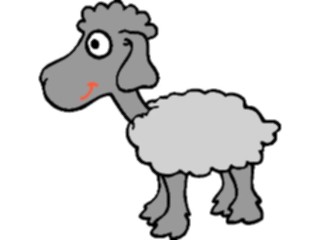 Sticker Custom Preview Image #021851 Animals Cartoons Sheep02