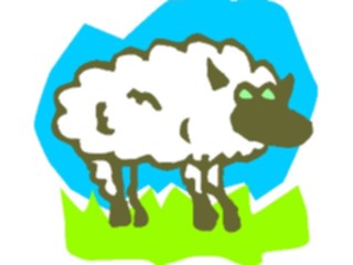 Sticker Custom Preview Image #021853 Animals Cartoons Sheep04