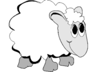 Sticker Custom Preview Image #021854 Animals Cartoons Sheep05