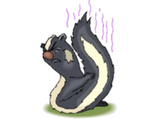 Sticker Custom Preview Image #021890 Animals Cartoons Skunk Stinky3