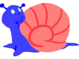 Sticker Custom Preview Image #021931 Animals Cartoons Snail Looking Up